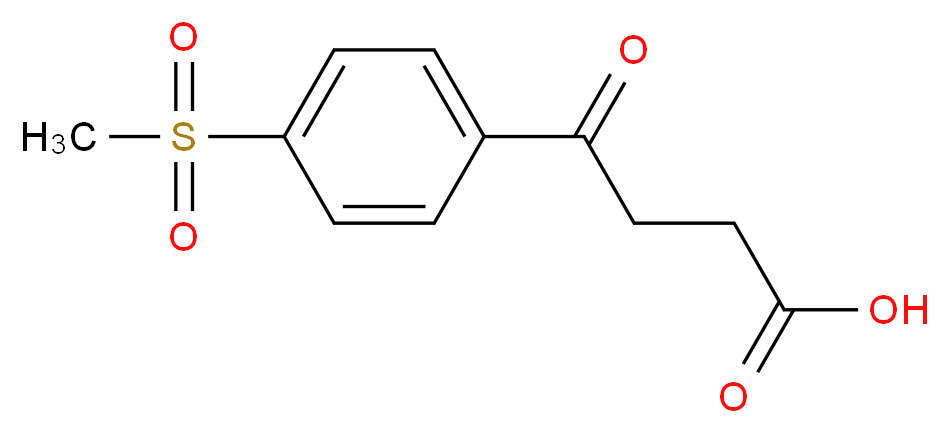 3-(4-Methylsulfonylbenzoyl)propionic acid_Molecular_structure_CAS_7028-79-7)