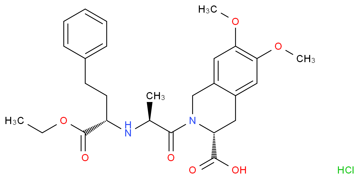 Moexipril Hydrochloride_Molecular_structure_CAS_82586-52-5)