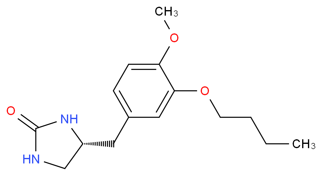 (4R)-4-(3-butoxy-4-methoxybenzyl)imidazolidin-2-one_Molecular_structure_CAS_)