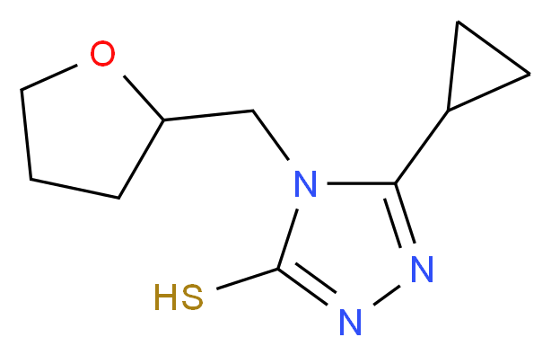 5-Cyclopropyl-4-(tetrahydrofuran-2-ylmethyl)-4H-1,2,4-triazole-3-thiol_Molecular_structure_CAS_667412-78-4)