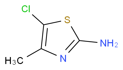 5-chloro-4-methyl-1,3-thiazol-2-amine_Molecular_structure_CAS_)