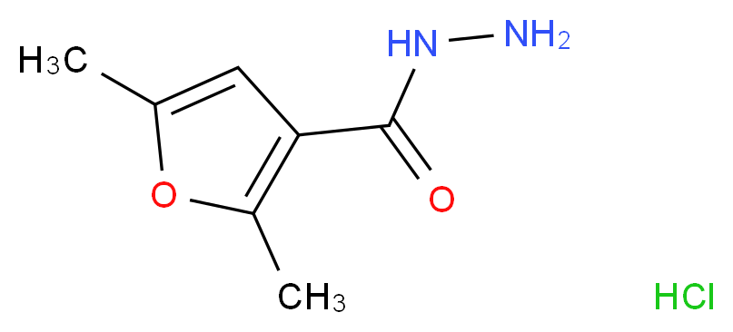 2,5-Dimethyl-3-furohydrazide hydrochloride_Molecular_structure_CAS_159881-93-3)