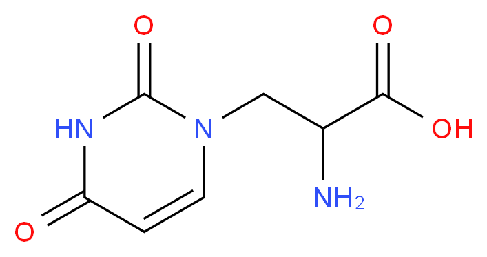 3-(2,4-dioxo-3,4-dihydropyrimidin-1(2H)-yl)alanine_Molecular_structure_CAS_19772-76-0)