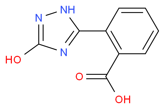 2-(3-hydroxy-1H-1,2,4-triazol-5-yl)benzoic acid_Molecular_structure_CAS_)