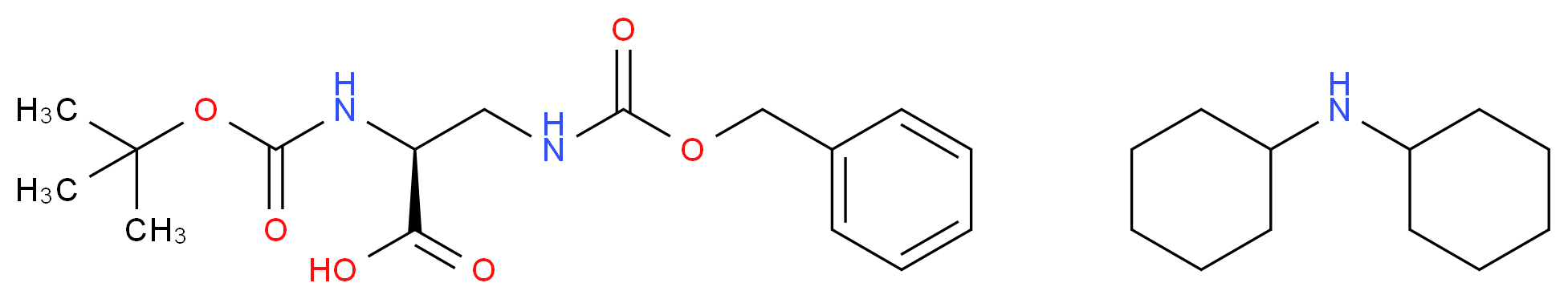 Boc-Dap(Z)-OH (dicyclohexylammonium) salt_Molecular_structure_CAS_65710-58-9)