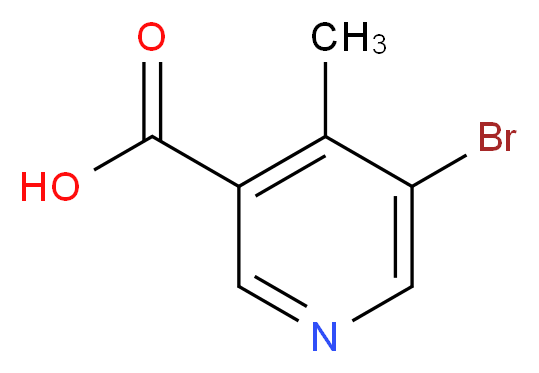 3-Pyridinecarboxylic acid, 5-bromo-4-methyl-_Molecular_structure_CAS_677702-58-8)
