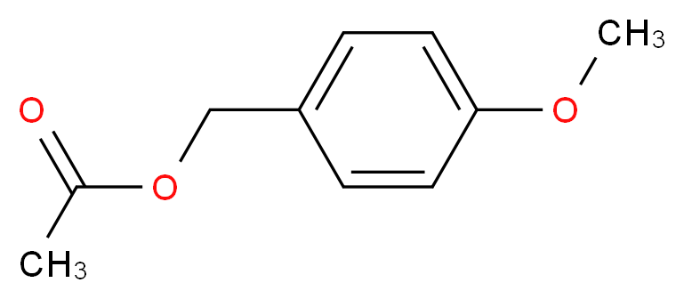 4-methoxybenzyl acetate_Molecular_structure_CAS_)