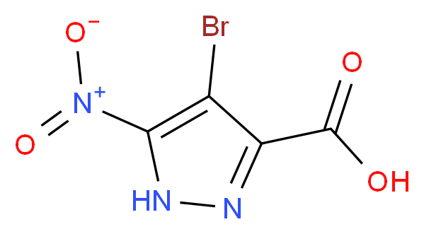 4-Bromo-5-nitro-1H-pyrazole-3-carboxylic acid_Molecular_structure_CAS_)