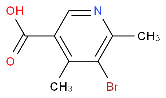 5-Bromo-4,6-dimethyl-nicotinic acid_Molecular_structure_CAS_93350-01-7)