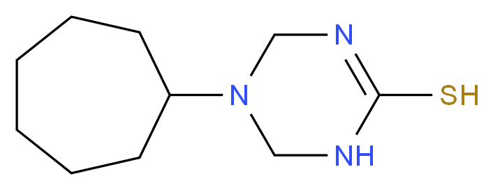 5-Cycloheptyl-1,4,5,6-tetrahydro-1,3,5-triazine-2-thiol_Molecular_structure_CAS_)