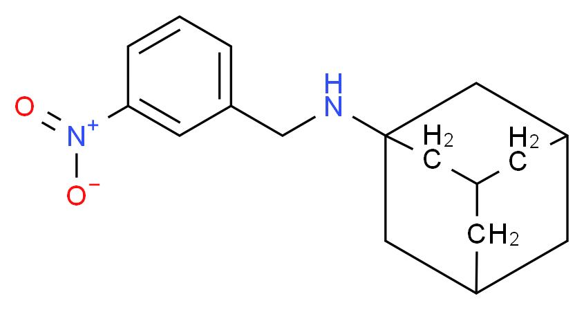 1-adamantyl(3-nitrobenzyl)amine_Molecular_structure_CAS_57304-72-0)