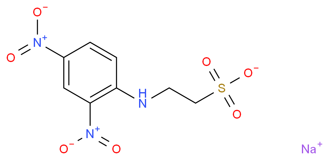 N-(2,4-Dinitrophenyl) taurine sodium salt_Molecular_structure_CAS_23928-04-3)