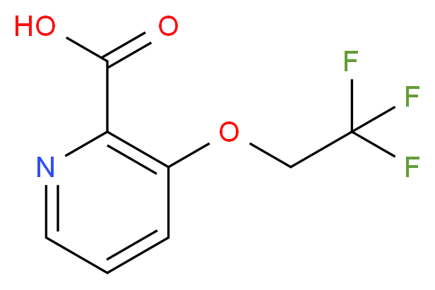 3-(2,2,2-trifluoroethoxy)pyridine-2-carboxylic acid_Molecular_structure_CAS_)