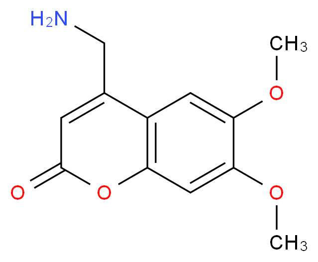 4-(Aminomethyl)-6,7-dimethoxycoumarin_Molecular_structure_CAS_849042-47-3)