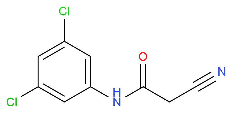 2-Cyano-N-(3,5-dichlorophenyl)acetamide_Molecular_structure_CAS_63035-00-7)