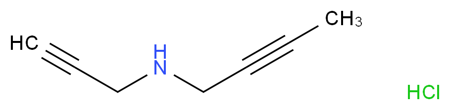 but-2-yn-1-yl(prop-2-yn-1-yl)amine hydrochloride_Molecular_structure_CAS_)