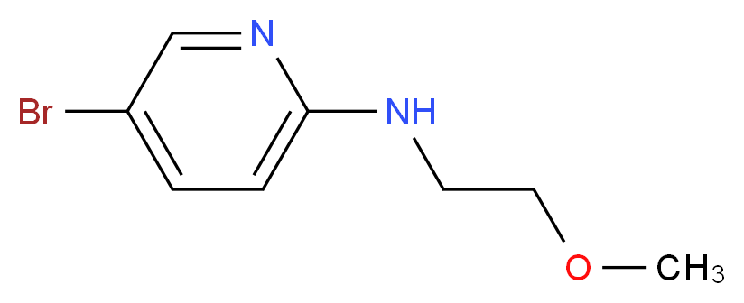 N-(5-Bromo-2-pyridinyl)-N-(2-methoxyethyl)amine_Molecular_structure_CAS_)