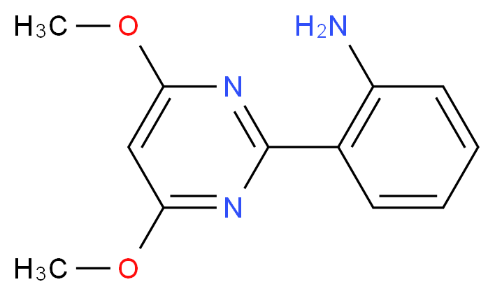 2-(4,6-dimethoxypyrimidin-2-yl)aniline_Molecular_structure_CAS_)