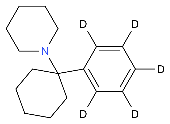 Phencyclidine-d5 solution_Molecular_structure_CAS_60124-86-9)
