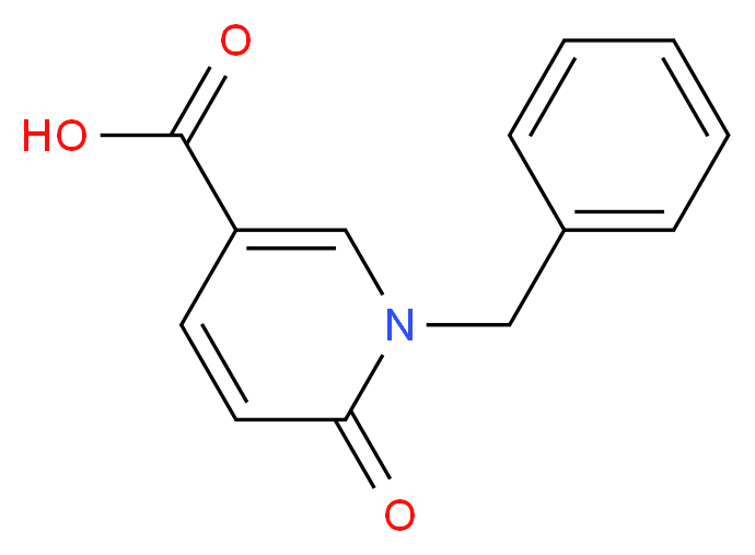 1-Benzyl-6-oxo-1,6-dihydro-3-pyridinecarboxylic acid_Molecular_structure_CAS_4332-79-0)