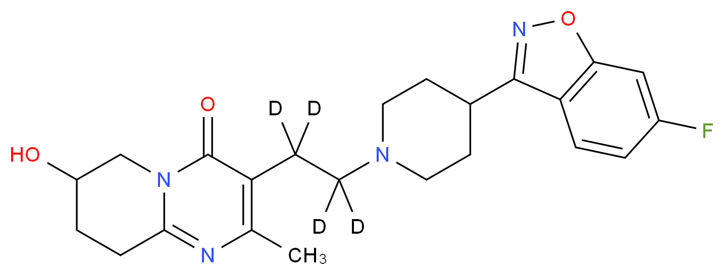 7-Hydroxy Risperidone-d4_Molecular_structure_CAS_1215454-04-8)