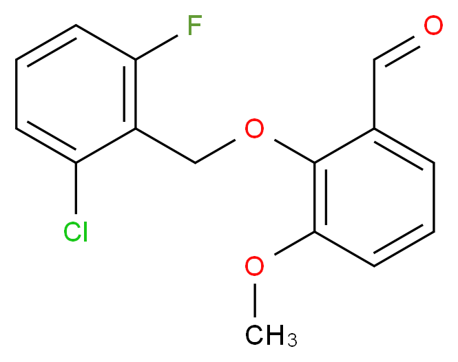 2-[(2-Chloro-6-fluorobenzyl)oxy]-3-methoxybenzaldehyde_Molecular_structure_CAS_667437-86-7)