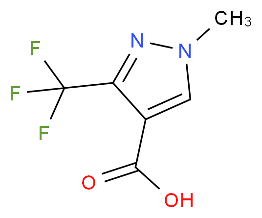 1-Methyl-3-(trifluoromethyl)-1H-pyrazole-4-carboxylic acid_Molecular_structure_CAS_113100-53-1)