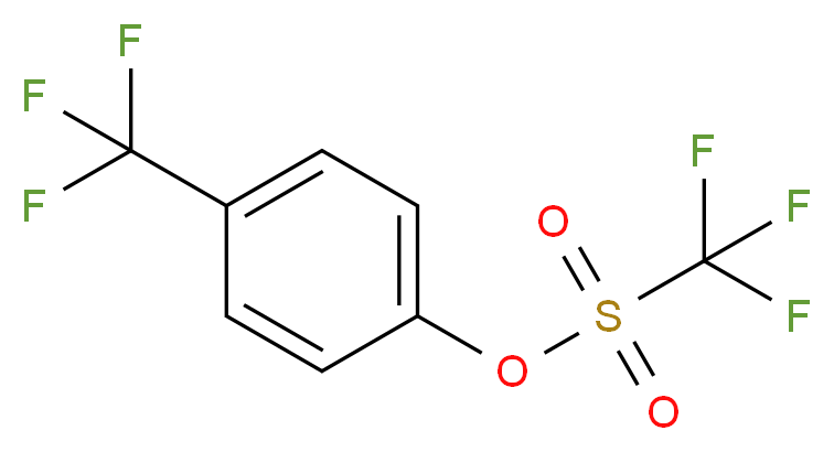 4-(Trifluoromethyl)phenyl trifluoromethanesulphonate 97%_Molecular_structure_CAS_146397-87-7)