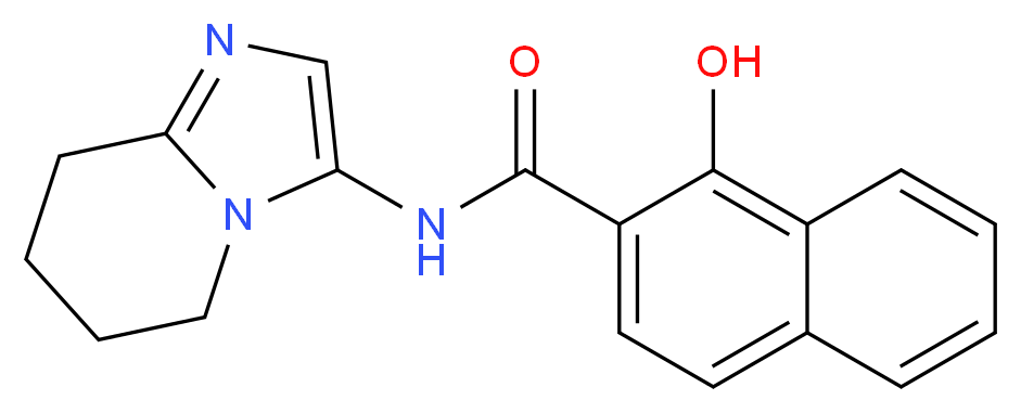 1-hydroxy-N-(5,6,7,8-tetrahydroimidazo[1,2-a]pyridin-3-yl)-2-naphthamide_Molecular_structure_CAS_)