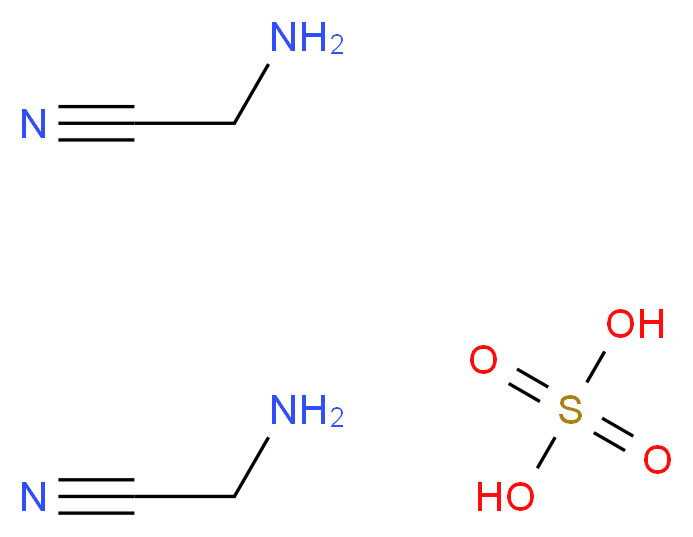 Aminoacetonitrile sulfate_Molecular_structure_CAS_5466-22-8)