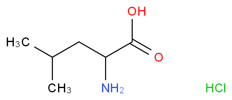 2-Amino-4-methylpentanoic acid hydrochloride_Molecular_structure_CAS_6322-53-8)