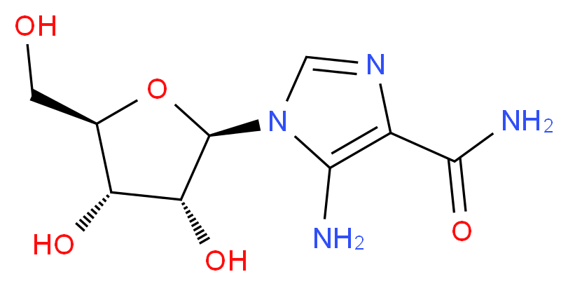 5-amino-1-beta-d-ribofuranosyl-1h-imidazole-4-carboxamide_Molecular_structure_CAS_2627-69-2)