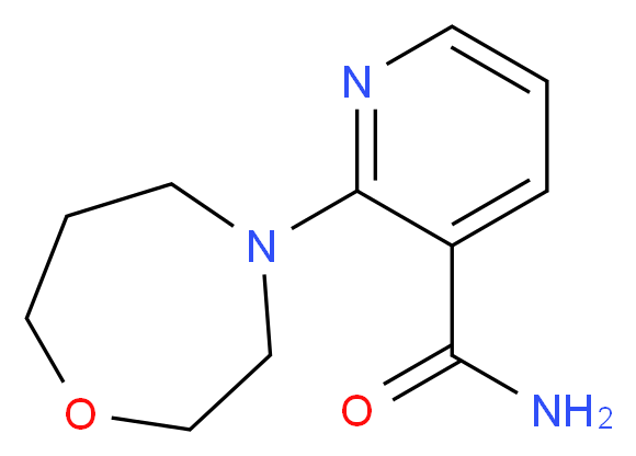 2-(1,4-oxazepan-4-yl)nicotinamide_Molecular_structure_CAS_)