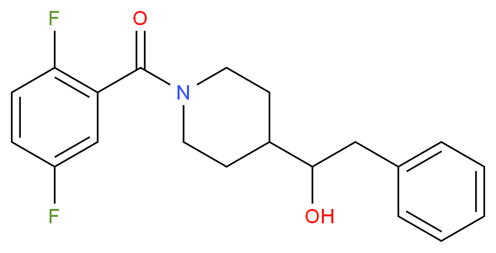 1-[1-(2,5-difluorobenzoyl)-4-piperidinyl]-2-phenylethanol_Molecular_structure_CAS_)