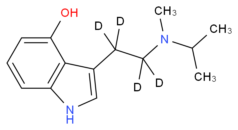 4-Hydroxy-N-isopropyl-N-methyltryptamine-d4_Molecular_structure_CAS_)