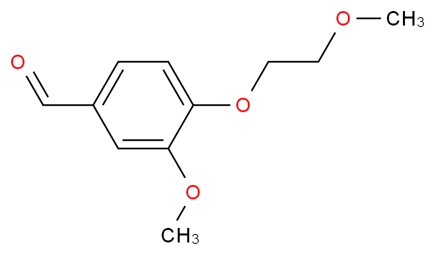 3-Methoxy-4-(2-methoxy-ethoxy)-benzaldehyde_Molecular_structure_CAS_)