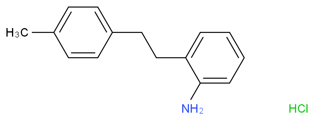 {2-[2-(4-Methylphenyl)ethyl]phenyl}amine hydrochloride_Molecular_structure_CAS_1185299-97-1)