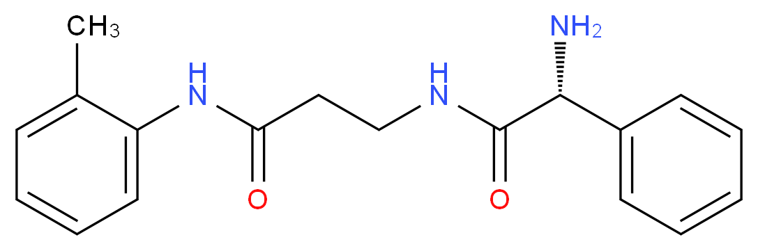 N~3~-[(2R)-2-amino-2-phenylacetyl]-N~1~-(2-methylphenyl)-beta-alaninamide_Molecular_structure_CAS_)