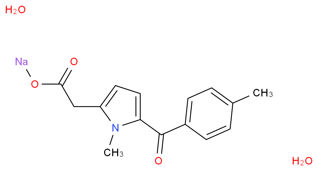 tolmetin sodium_Molecular_structure_CAS_64490-92-2)