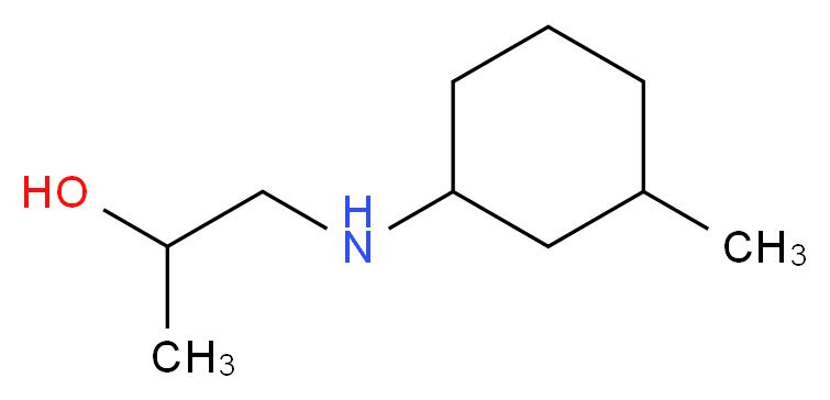 1-(3-Methyl-cyclohexylamino)-propan-2-ol_Molecular_structure_CAS_)