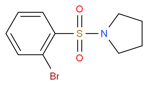 1-(2-Bromophenylsulfonyl)pyrrolidine_Molecular_structure_CAS_929000-58-8)