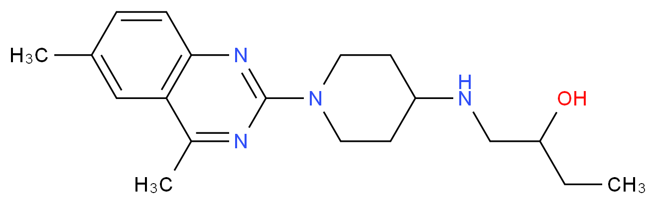 1-{[1-(4,6-dimethyl-2-quinazolinyl)-4-piperidinyl]amino}-2-butanol_Molecular_structure_CAS_)