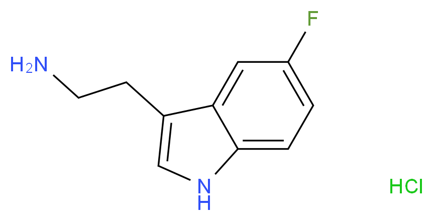 5-Fluorotryptamine hydrochloride_Molecular_structure_CAS_2711-58-2)