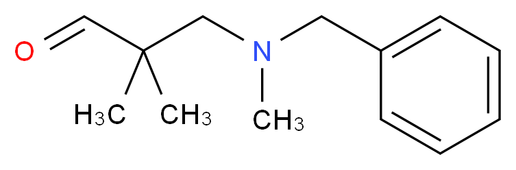 3-[benzyl(methyl)amino]-2,2-dimethylpropanal_Molecular_structure_CAS_)