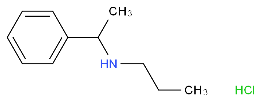 N-(1-Phenylethyl)-1-propanamine hydrochloride_Molecular_structure_CAS_)