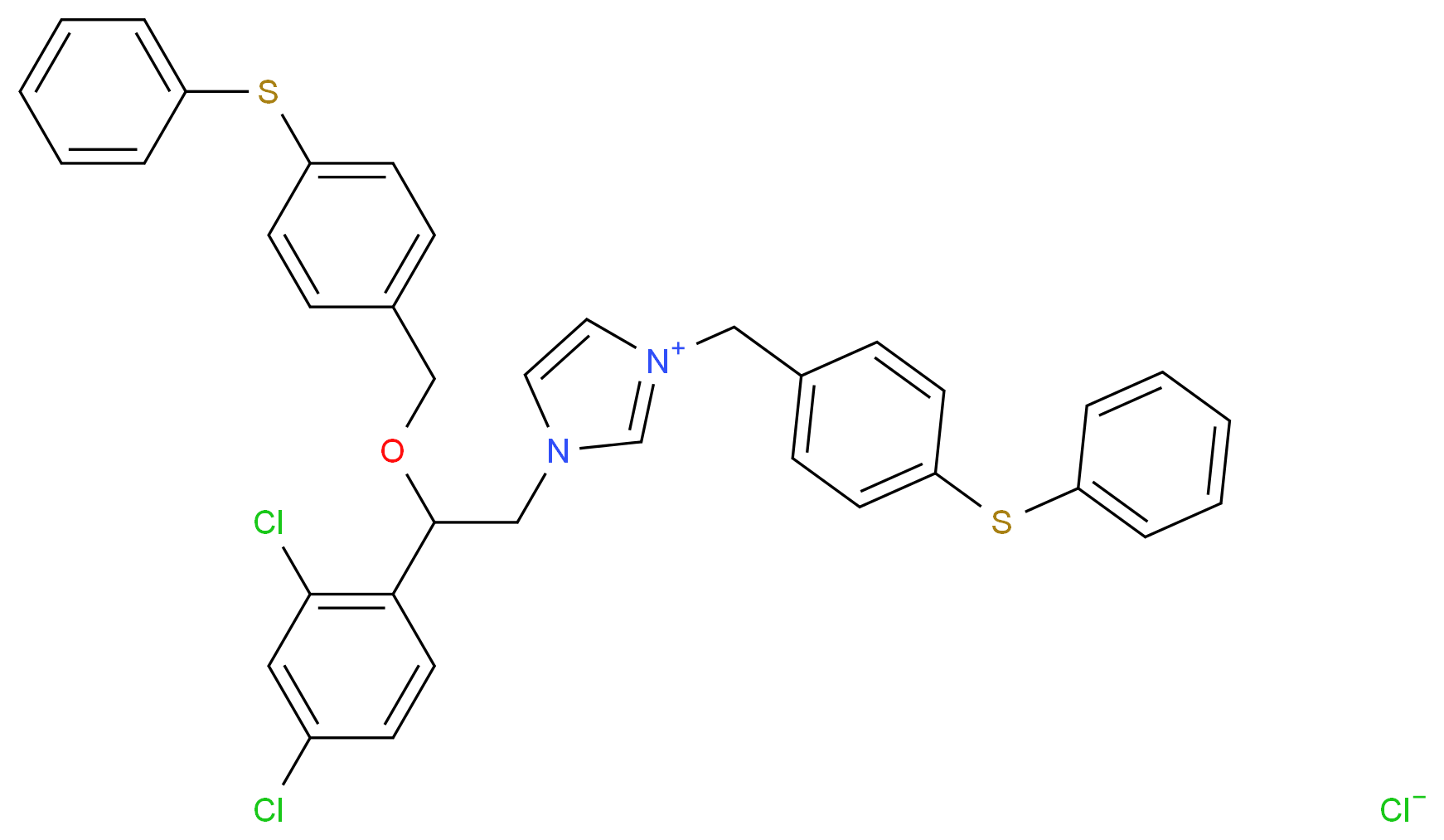 N-(4-Phenylthiobenzyl) Fenticonazole Chloride_Molecular_structure_CAS_80639-92-5)