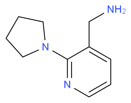 (2-pyrrolidin-1-ylpyrid-3-yl)methylamine_Molecular_structure_CAS_859850-79-6)