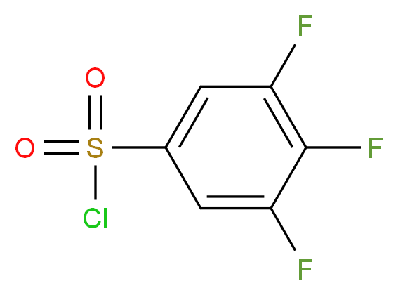 3,4,5-Trifluorobenzenesulphonyl chloride_Molecular_structure_CAS_351003-43-5)