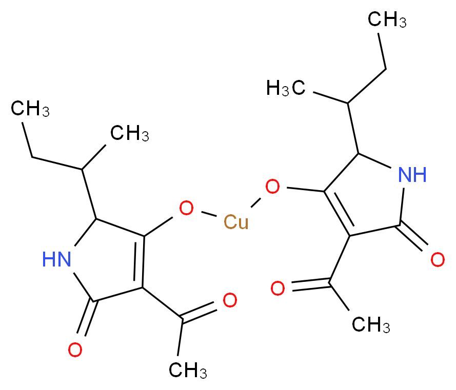 Tenuazonic acid copper salt from Alternaria alternata_Molecular_structure_CAS_610-88-8(freeacid))
