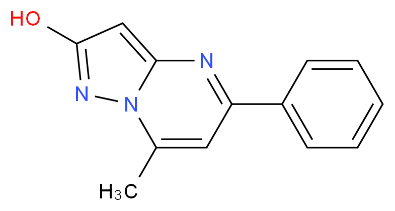 7-methyl-5-phenylpyrazolo[1,5-a]pyrimidin-2-ol_Molecular_structure_CAS_91902-03-3)